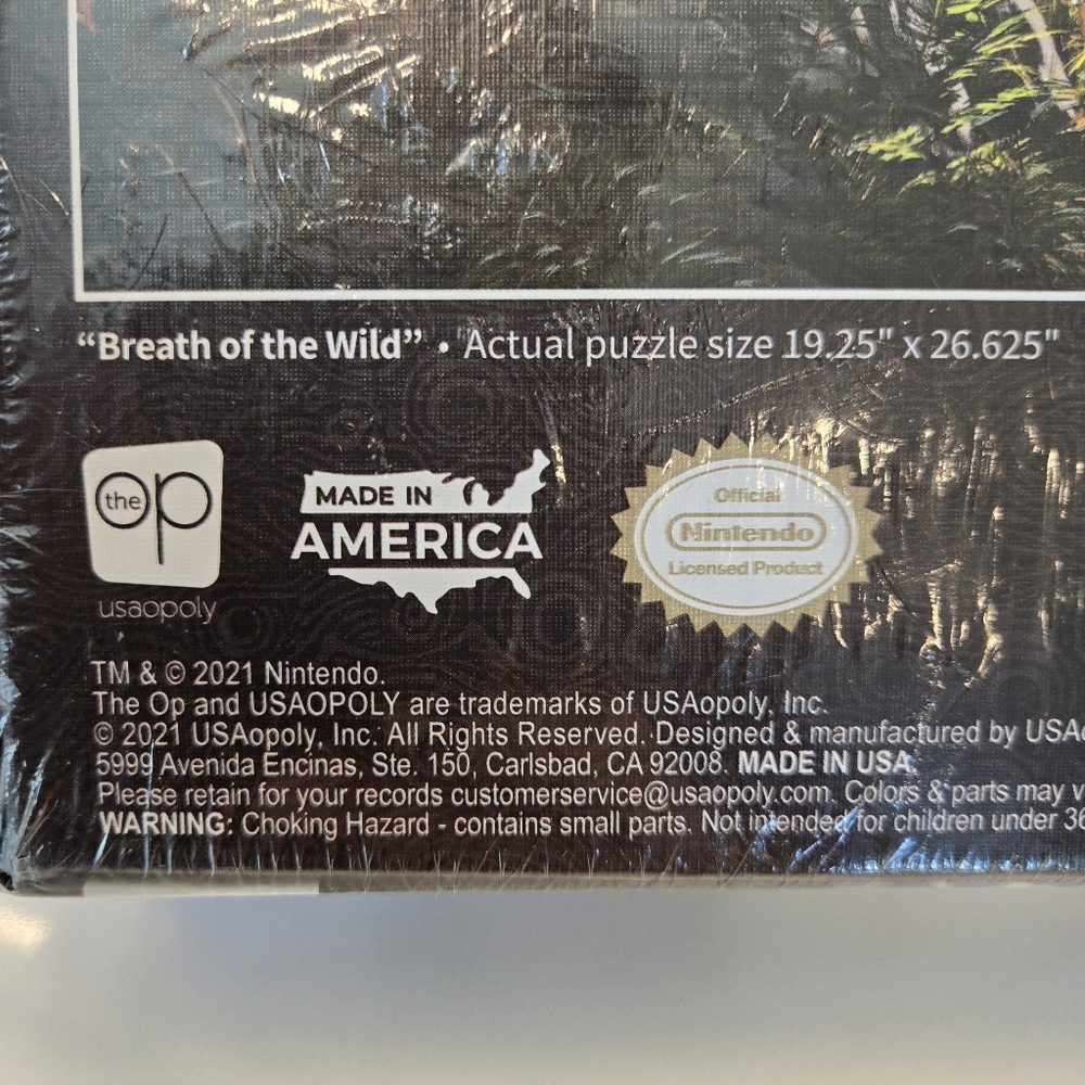 The OP USAopoly Zelda Breath Of The Wild Puzzle 1000 Strategy Board Game PZ005 - Picture 9 of 10